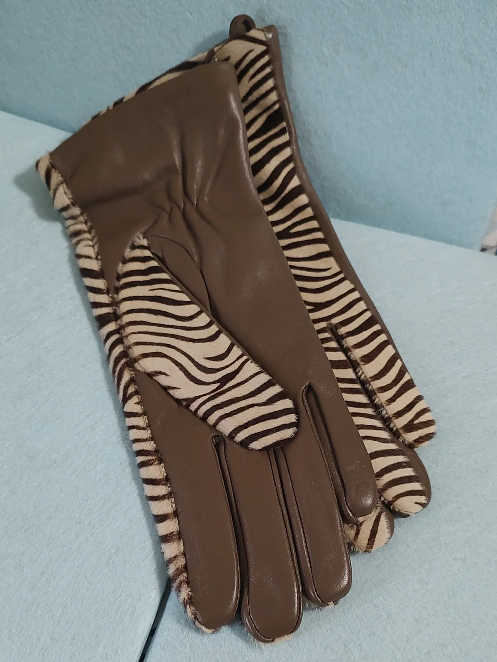 100% Leather Women's Winter Gloves